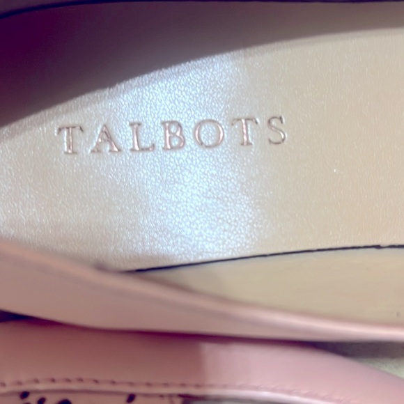Talbots Pink Floral Cutout Ballet Flats - Picture 2 of 6